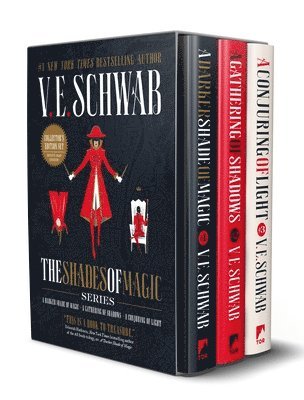 V. E. Schwab - Shades of Magic Collector's Editions Boxed Set: A Darker Shade of Magic, a Gathering of Shadows, and a Conjuring of Light, Inbunden. Tillgänglighet: Lägg i varukorg