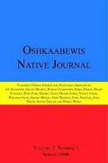 Oshkaabewis Native Journal (Vol. 3, No. 1)