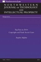 Stephen McJohn - Northwestern Journal of Technology & Intellectual Property v9.5, Häftad. Tillgänglighet: Lägg i varukorg