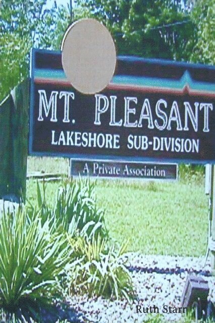 Ruth Starr - Mt. Pleasant Lakeshore Sub-division: A Private Association, E-bok