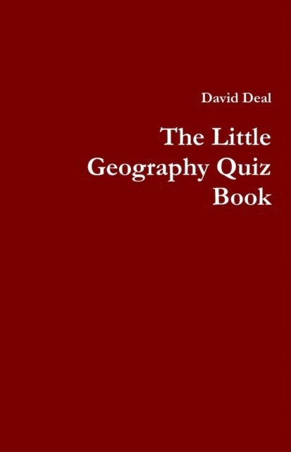 David Deal - Little Geography Quiz Book, E-bok. Tillgänglighet: Lägg i varukorg