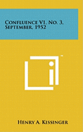 Confluence V1, No. 3, September, 1952