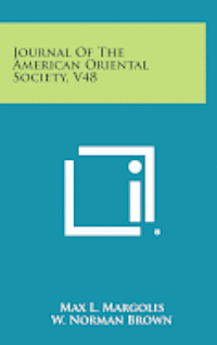 Journal of the American Oriental Society, V48