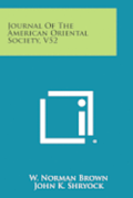 Journal of the American Oriental Society, V52