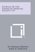 Journal of the American Oriental Society, V57
