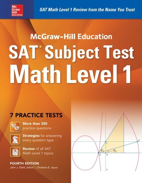 John J. Diehl - McGraw-Hill Education SAT Subject Test Math Level 1 4th Ed., E-bok. Tillgänglighet: Lägg i varukorg