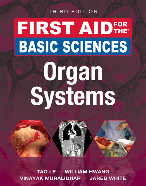 Jared A. White, Vinayak Muralidhar, William Hwang, Tao Le - First Aid for the Basic Sciences: Organ Systems, Third Edition, E-bok