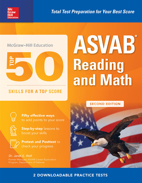 Janet E. Wall - McGraw-Hill Education Top 50 Skills For A Top Score: ASVAB Reading and Math, Second Edition, E-bok. Tillgänglighet: Lägg i varukorg