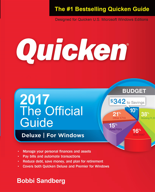 Bobbi Sandberg - Quicken 2017 The Official Guide, E-bok