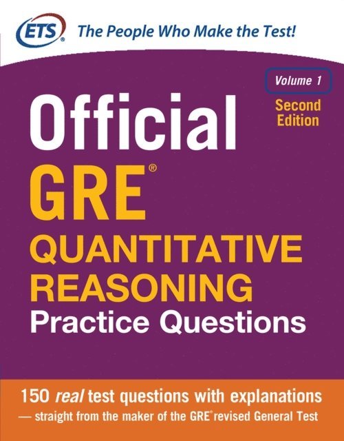 Educational Testing Service - Official GRE Quantitative Reasoning Practice Questions, Volume 1, Second Edition, E-bok