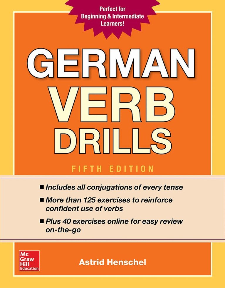 Astrid Henschel - German Verb Drills, Fifth Edition, Häftad. Tillgänglighet: Lägg i varukorg