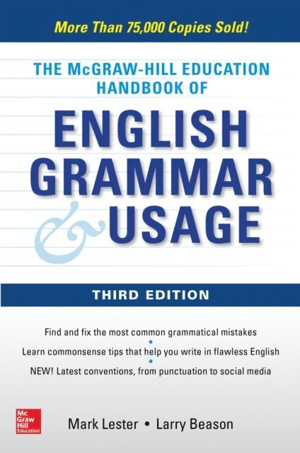 Mark Lester - McGraw-Hill Education Handbook of English Grammar & Usage, E-bok