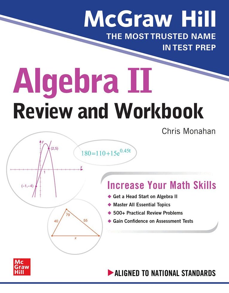 Christopher Monahan - McGraw-Hill Education Algebra II Review and Workbook, Häftad. Tillgänglighet: Lägg i varukorg