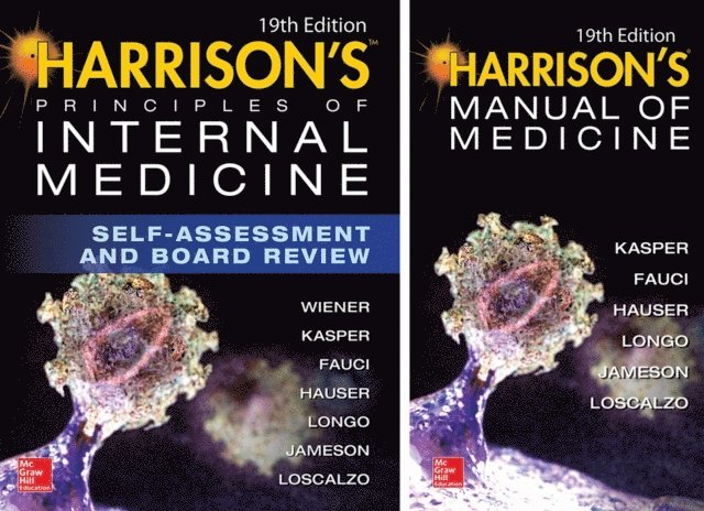Joseph Loscalzo, Dan L. Longo, Stephen L. Hauser, Dennis L. Kasper, Anthony S. Fauci, J. Larry Jameson, Charles Weiner - Harrison's Principles of Internal Medicine Self-Assessment and Board Review, 19th Edition and Harrison's Manual of Medicine 19th Edition (EBook) VAL PAK, E-bok