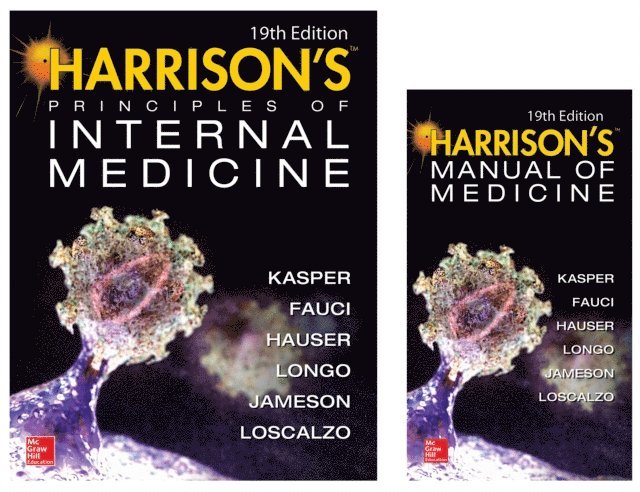 Joseph Loscalzo, Dan L. Longo, Stephen L. Hauser, Dennis L. Kasper, Anthony S. Fauci, J. Larry Jameson - Harrison's Principles of Internal Medicine 19th Edition and Harrison's Manual of Medicine 19th Edition (EBook)VAL PAK, E-bok