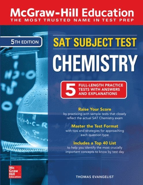 Thomas A. Evangelist - McGraw-Hill Education SAT Subject Test Chemistry, Fifth Edition, E-bok