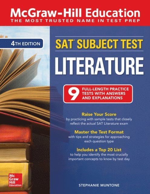 Stephanie Muntone - McGraw-Hill Education SAT Subject Test Literature, Fourth Edition, E-bok. Tillgänglighet: Lägg i varukorg