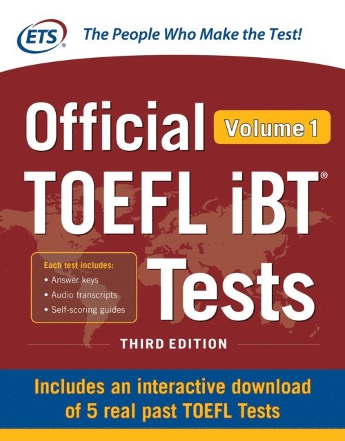 Educational Testing Service - Official TOEFL iBT Tests Volume 1, Third Edition, E-bok