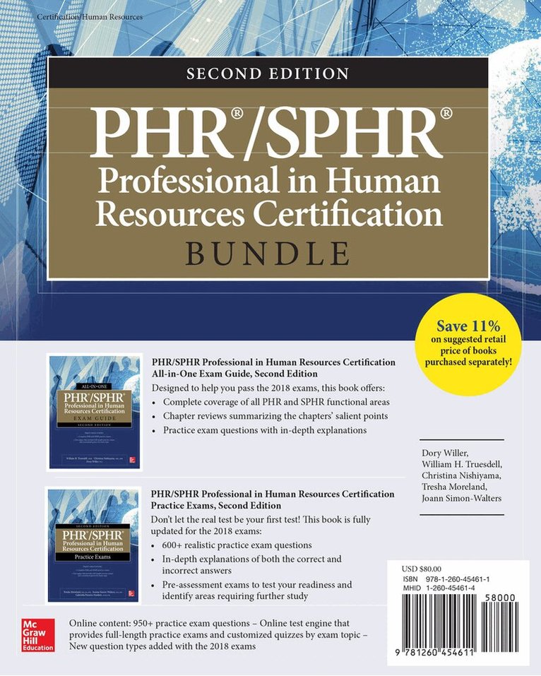 Dory Willer, William Truesdell, Tresha Moreland, Gabriella Parente-Neubert, Joanne Simon-Walters - PHR/SPHR Professional in Human Resources Certification Bundle, Second Edition, Övrigt. Tillgänglighet: Lägg i varukorg