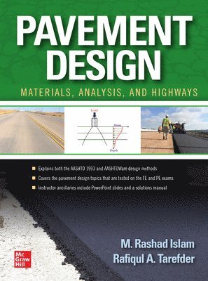 M. Rashad Islam, Rafiqul Tarefder - Pavement Design: Materials, Analysis, and Highways, Häftad
