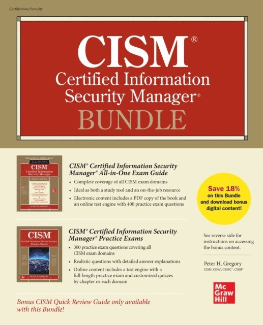 Peter H. Gregory - CISM Certified Information Security Manager Bundle, E-bok