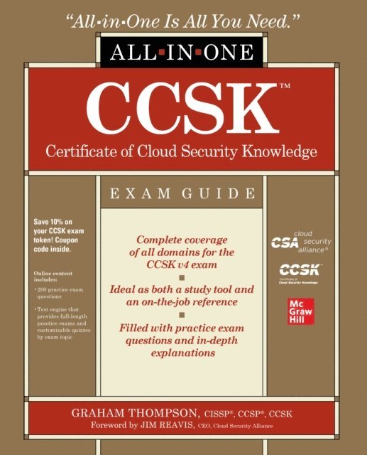 Graham Thompson - CCSK Certificate of Cloud Security Knowledge All-in-One Exam Guide, E-bok