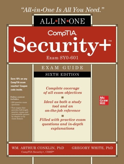 Greg White, Wm. Arthur Conklin - CompTIA Security+ All-in-One Exam Guide, Sixth Edition (Exam SY0-601), E-bok
