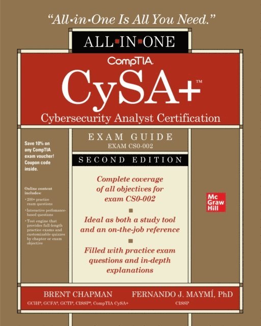 Fernando Maymi, Brent Chapman - CompTIA CySA+ Cybersecurity Analyst Certification All-in-One Exam Guide, Second Edition (Exam CS0-002), E-bok