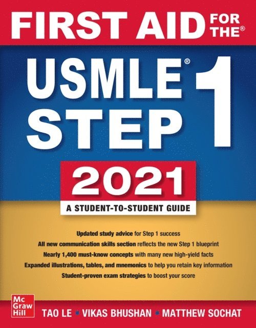 Matthew Sochat, Vikas Bhushan, Tao Le - First Aid for the USMLE Step 1 2021, E-bok