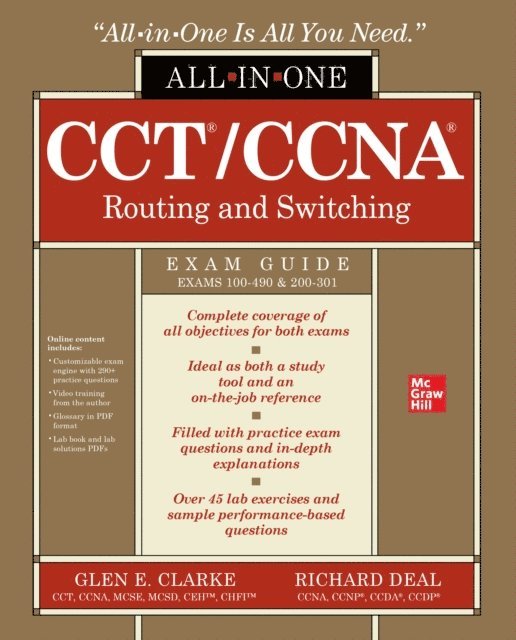 Richard Deal, Glen E. Clarke - CCT/CCNA Routing and Switching All-in-One Exam Guide (Exams 100-490 & 200-301), E-bok