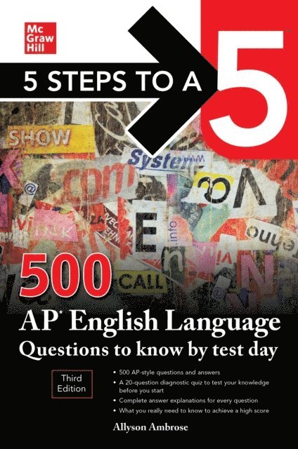 Allyson Ambrose - 5 Steps to a 5: 500 AP English Language Questions to Know by Test Day, Third Edition, E-bok