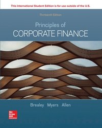 ISE eBook Online Access for Principles of Corporate Finance