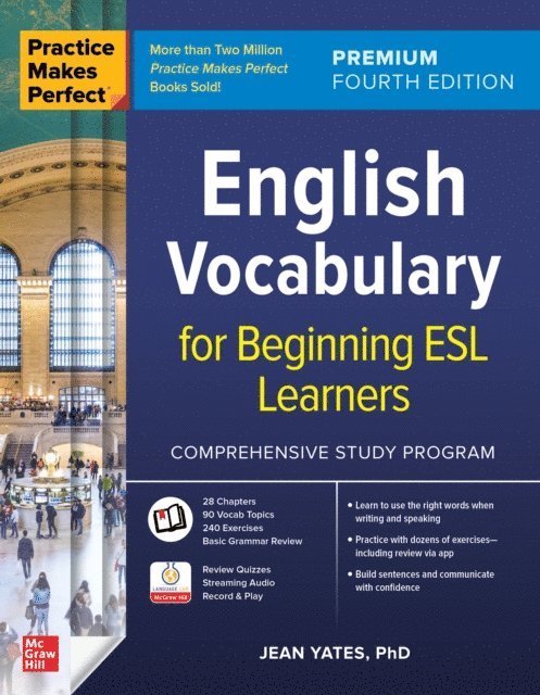 Jean Yates - Practice Makes Perfect: English Vocabulary for Beginning ESL Learners, Premium Fourth Edition, E-bok
