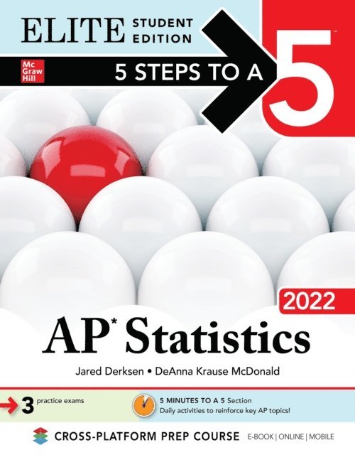 DeAnna Krause McDonald, Jared Derksen - 5 Steps to a 5: AP Statistics 2022 Elite Student Edition, E-bok