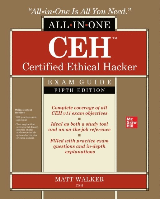 Matt Walker - CEH Certified Ethical Hacker All-in-One Exam Guide, Fifth Edition, E-bok. Tillgänglighet: Lägg i varukorg