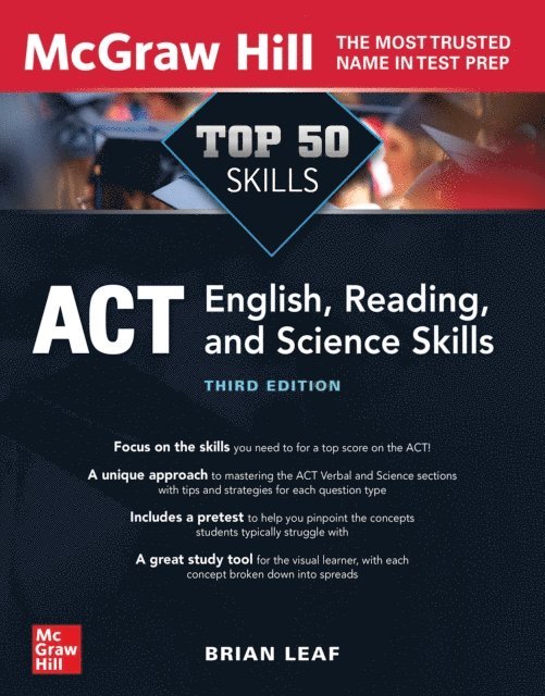 Brian Leaf - Top 50 ACT English, Reading, and Science Skills, Third Edition, E-bok