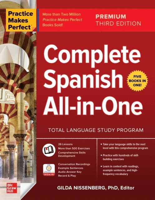 Gilda Nissenberg - Practice Makes Perfect: Complete Spanish All-in-One, Premium Third Edition, E-bok