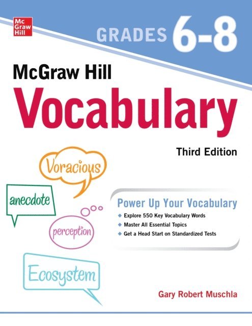 Gary Robert Muschla - McGraw Hill Vocabulary Grades 6-8, Third Edition, E-bok