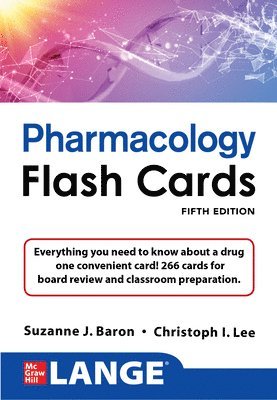 Suzanne Baron, Christoph Lee - LANGE Pharmacology Flash Cards, Fifth Edition, Övrigt