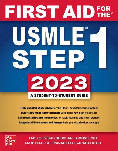 Panagiotis Kaparaliotis, Anup Chalise, Connie Qiu, Vikas Bhushan, Tao Le - First Aid for the USMLE Step 1 2023, E-bok