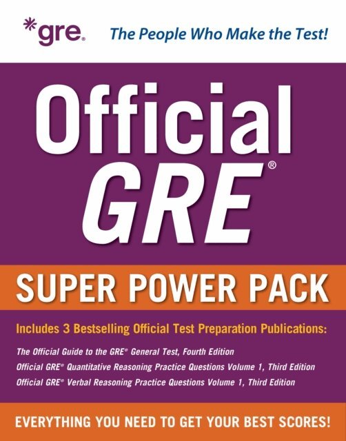 Educational Testing Service - Official GRE Super Power Pack, Third Edition, E-bok