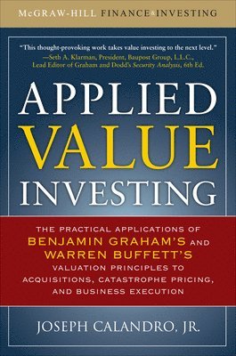 Joseph Calandro - Applied Value Investing (Pb), Häftad. Tillgänglighet: Lägg i varukorg