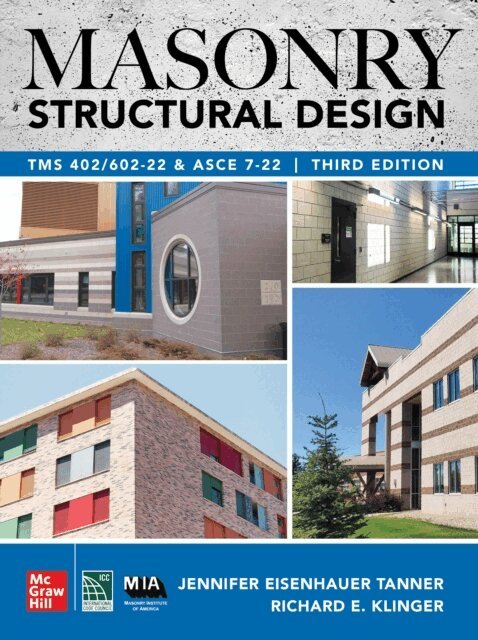 Richard E. Klingner, Jennifer Eisenhauer Tanner - Masonry Structural Design, Third Edition: TMS 402/602-22 and ASCE 7-22, E-bok. Tillgänglighet: Lägg i varukorg