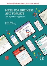 Math For Business And Finance: An Algebraic Approach ISE
