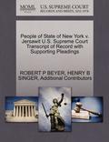 People of State of New York V. Jersawit U.S. Supreme Court Transcript of Record with Supporting Pleadings