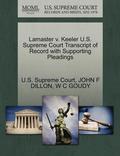 Lamaster V. Keeler U.S. Supreme Court Transcript of Record with Supporting Pleadings