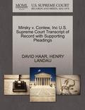 Mirsky V. Conlew, Inc U.S. Supreme Court Transcript of Record with Supporting Pleadings