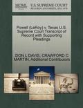 Powell (Leroy) V. Texas U.S. Supreme Court Transcript of Record with Supporting Pleadings