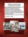 Second Festival of the Sons of New Hampshire, Celebrated in Boston, November 2, 1853