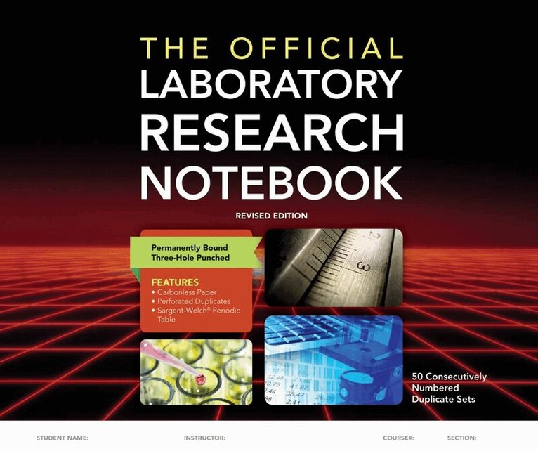 Jones & Bartlett Learning - Official Laboratory Research Notebook (50 Duplicate Sets), Häftad